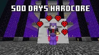 I survived 500 days of Minecraft Hardcore!!! This is what happened