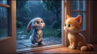 Milo the Cat – Episode 2: The Rainy Day Promise 🌧️🐾🌈