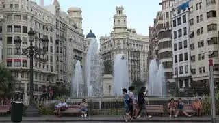 European Spanish city Valencia 4K Royalty Stock Footage you can use for free