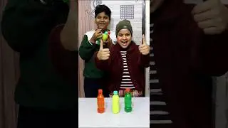 Match Multi Colour Drinks🤪  #shorts #trendingshorts #challenge #games #short
