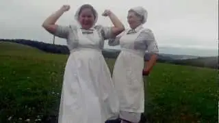DRK nurses after a rainy day
