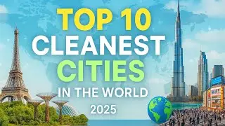 Top 10 Cleanest Cities in the World 2025 | 2 Minute Quick Tour