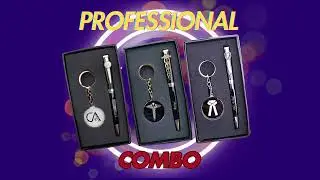 Lawyer / CA / Doctor - Professional Pen & Keychain combo Personalized - My Album Zone
