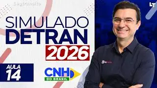 SIMULADO DETRAN QUESTÕES 2026 - AULA 14 #SimuladoLegTransito2026 #Detran2026