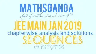 JEE main Jan 2019 sequences