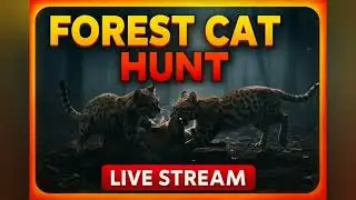 Forest Wild Cats Fight | Deer & Bird Hunting at Night | Wildlife Live Stream#wildlife 