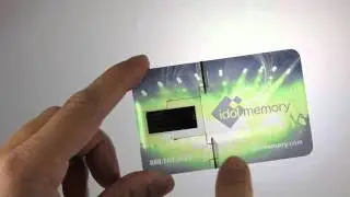 Idol Memory Ultra Thin USB Credit Card Flash Drive - BC390901