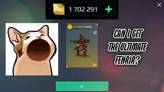 SPENDING ONE BILLION GOLD TO TRY TO GET ULTIMATE FENRIR!!!! War Robots