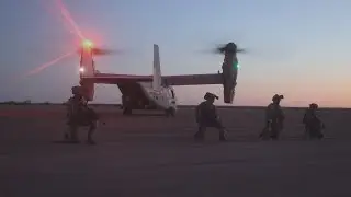 Military Freefall, Fast Rope and Hoist Training with U.S Marines and PJs
