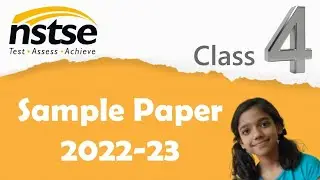 NSTSE  National Science Talent Search Examination Class 4 Sample Paper 2022-23