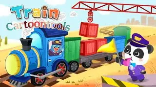BabyBus Panda Train | Build a Small Train | BabyBus Train Game | by Cartoontools