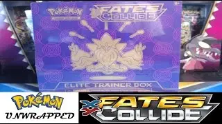 AMAZING FATES COLLIDE ELITE TRAINER BOX - POKEMON UNWRAPPED