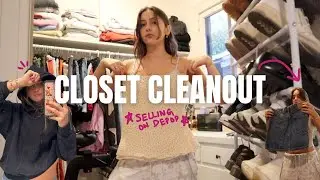 CLEANOUT MY CLOSET WITH ME to sell on DEPOP!!⭐
