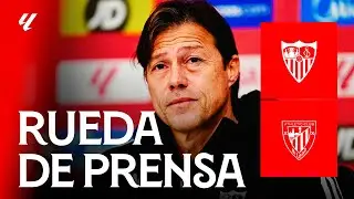 Rueda de prensa de Matías Almeyda previa al #SevillaAthletic