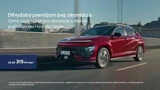 Hyundai KONA už od 315 &euro; mesačne s HYUNDAI LEASE. (8s)