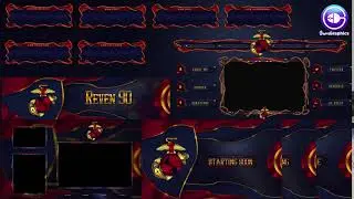Stream Animated Pack Design - Navy, for Reven90 channel