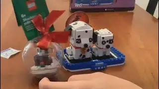LEGO | Brickheadz Dalmatian and Christmas Ornament Reindeer - Timelaspe + Showcase