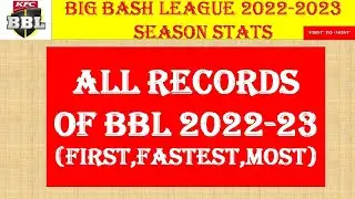 BBL SEASON 2022-2023 ALL STATS