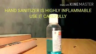 HAND SANITIZER MAGIC ।।। SCIENCE MAGIC ON HAND SANITIZER
