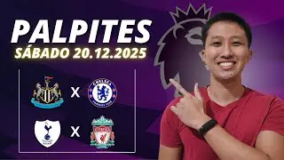 PALPITES DE FUTEBOL PARA HOJE DIA 20/12/2025 -  Palpites Premier League 17 Rodada