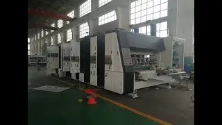 High speed flexo printing rotary die cutting machine for pizza box
