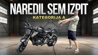 Naredil sem izpit za motor! 🏍️ | VLOG #22