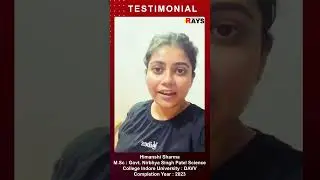 My Journey At Rays Ed Tech - Himanshi Sharma