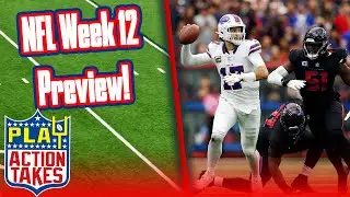 Вонючий NFL Slate &mdash; предварительный обзор 12-й недели NFL! || Воспроизвести подкаст Action Takes
