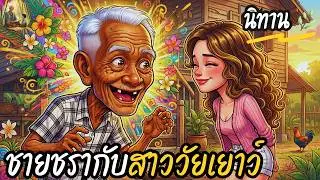 นิทาน | ชายชรากับสาววัยเยาว์ | วินาทีที่พ่อได้เจอสาวน้อยวัยใส ภารกิจดูแลหัวใจก็เริ่มต้นขึ้น..!!