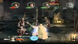 Lotr: Return of the King - All Gandalf Combos