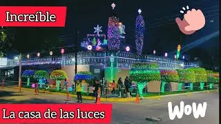 La CASA de las LUCES Navideñas