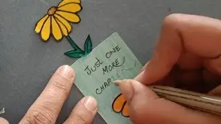 Beautiful Bookmark idea no 5). Easy Bookmark make with acrylic paint pen #bookmarkideas  #paintpens