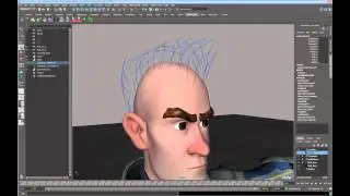Sculpt nHair using Maya 2013 and Mudbox