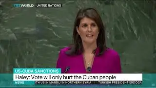 US once again abandoned in the UN over Cuba sanctions