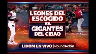 LIDOM EN VIVO: ESCOGIDO y TOROS Ganan y se Alejan en la Cima del ROUND ROBIN
