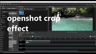 open shot Mein video ko crop kaise karen || crop effect openshot video tutorial hindi ||