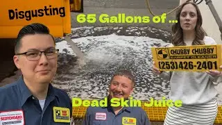 65 Gallons of Dead Skin & 5 Pounds of Dog Hair Removed After Professional Carpet Cleaning week Prior