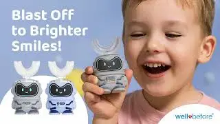 Out-of-This-World Smiles! 🌙 Spaceman Kids Electric Toothbrush by WellBefore