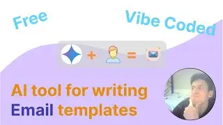 I Created an AI powered Email Template Generation Tool