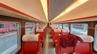 Dentro la Carrozza Ristorante TEE a Milano Centrale