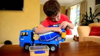 Tyler's Bruder Cement Mixer