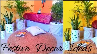 Eco Friendly Festival Decoration Ideas || DIY Planter Decor