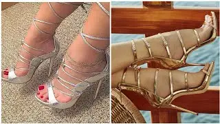 Very pretty and stylish party wear high heels#high heel sandals for ladies of 2021