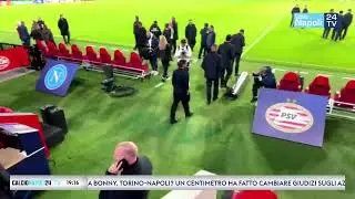 PSV-Napoli, scelte a sorpresa di Conte: collegamenti da Eindhoven 🔴 CN24 LIVE