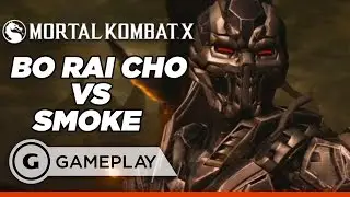 Bo' Rai Cho vs. Smoke - Mortal Kombat X Gameplay