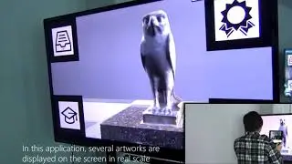 AR-Technology-Based Locationing System for Interactive Content