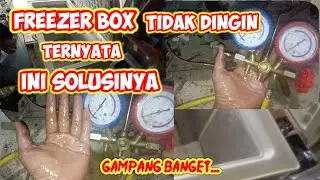Cara perbaiki Freezer Box Sharp tidak dingin.inilah penyebab dan solusinya