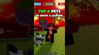 ТОП-5 лучших питомцев в Grow a Garden! #growagarden #shorts
