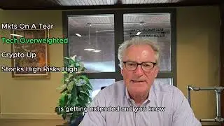Mkts On A Tear, Tech Overweighted, Crypto Up, Stocks High Risks High | July 18 Update