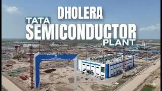 Dholera Tata Semiconductor Plant Ground Report 2025 | India's First Chip Progress| Smart City Update